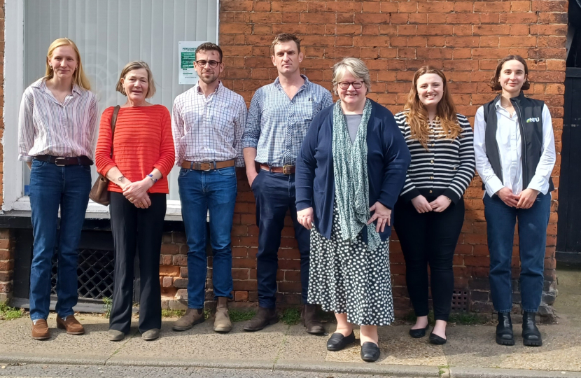 Therese with Suffolk Farmers