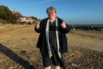 Therese at Felixstowe Beach