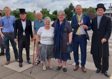 Therese at Felixstowe Station's 125 years celebration