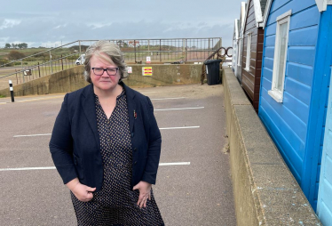 Therese at the Southwold Site