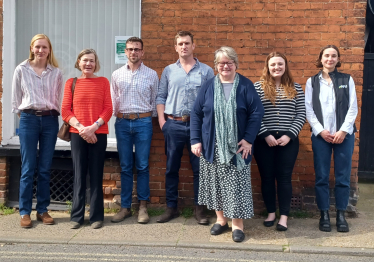 Therese with Suffolk Farmers